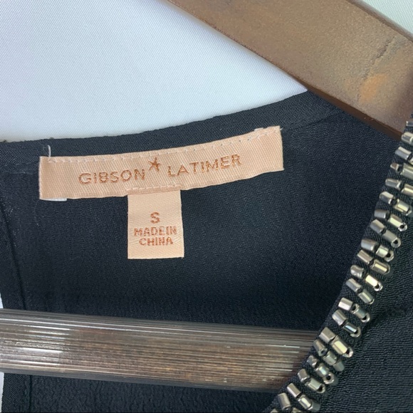 Gibson Latimer Silky Long Sleeve Dress Blouse S NWT - Picture 2 of 6